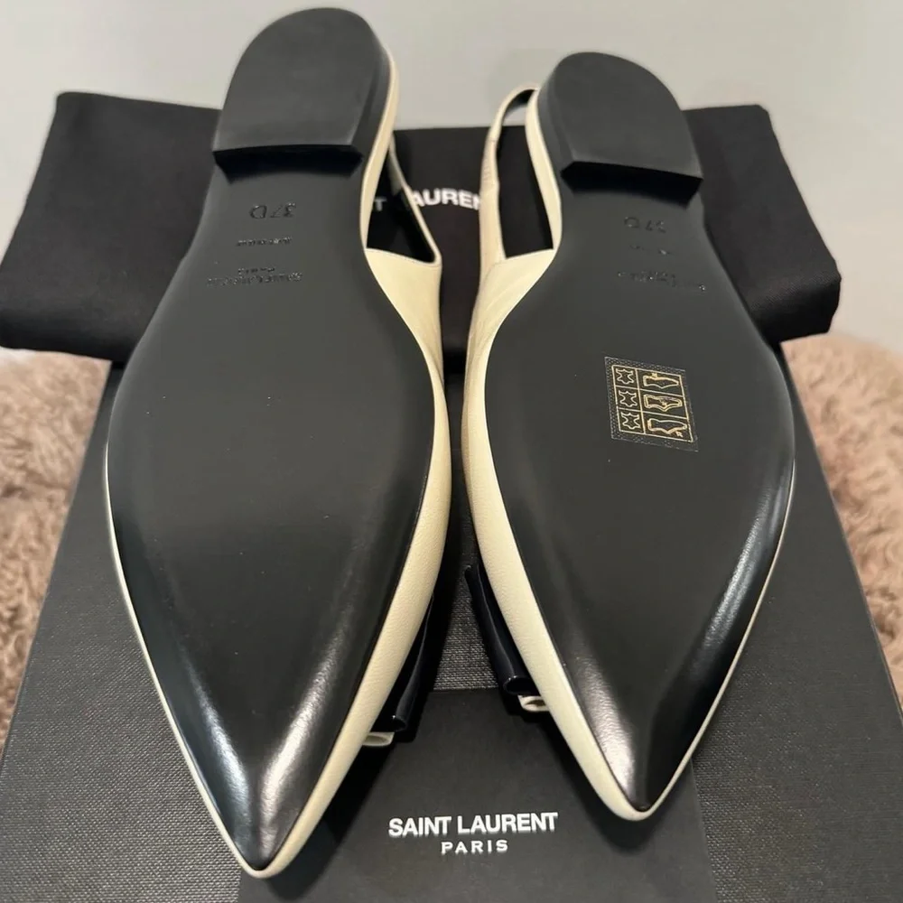 YSL Anais Slingback Flats - Picture 5 of 6